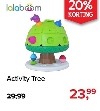 Promoties Activity tree - Lalaboom - Geldig van 02/09/2019 tot 28/09/2019 bij Baby-Dump
