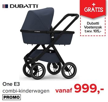Promoties One e3 - Dubatti  - Geldig van 02/09/2019 tot 28/09/2019 bij Baby-Dump