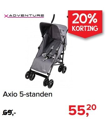 Promoties Axio 5-standen - Xadventure - Geldig van 02/09/2019 tot 28/09/2019 bij Baby-Dump