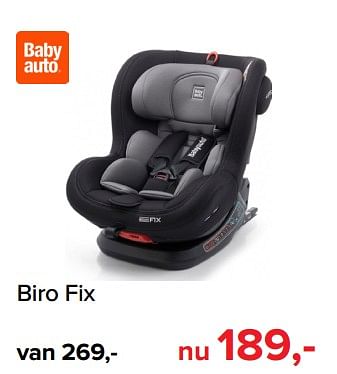 Promotions Biro fix - Baby auto - Valide de 02/09/2019 à 28/09/2019 chez Baby-Dump