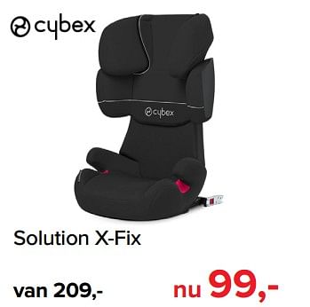 Promotions Solution x-fix - Cybex - Valide de 02/09/2019 à 28/09/2019 chez Baby-Dump