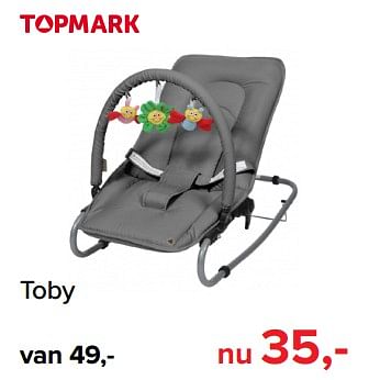 Promotions Toby - Topmark - Valide de 02/09/2019 à 28/09/2019 chez Baby-Dump