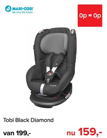 Promoties Tobi black diamond - Maxi-cosi - Geldig van 02/09/2019 tot 28/09/2019 bij Baby-Dump