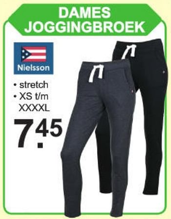 Promoties Dames joggingbroek - Nielsson - Geldig van 09/09/2019 tot 28/09/2019 bij Van Cranenbroek