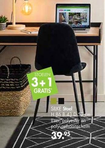 Promoties Silke stoel - Huismerk - Casa - Geldig van 06/08/2019 tot 29/09/2019 bij Casa
