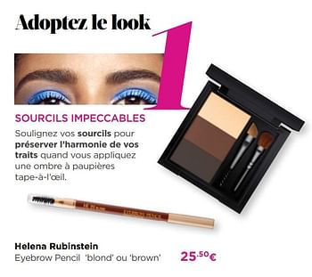 Promoties Helena rubinstein eyebrow pencil blond ou brown - Helena Rubinstein - Geldig van 02/09/2019 tot 29/09/2019 bij ICI PARIS XL
