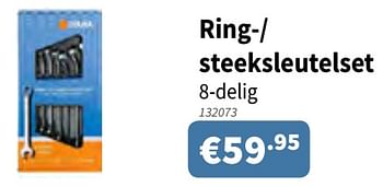 Promoties Ring--steeksleutelset - Ivana - Geldig van 12/09/2019 tot 25/09/2019 bij Cevo Market