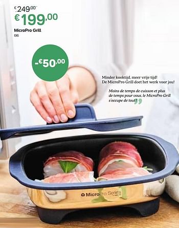 Promoties Micropro grill - Huismerk - Tupperware - Geldig van 02/09/2019 tot 29/09/2019 bij Tupperware