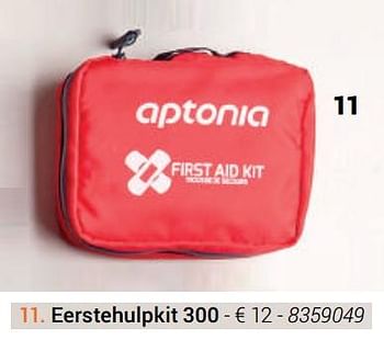 Promoties Eerstehulpkit 300 - Aptonia - Geldig van 01/09/2019 tot 30/09/2019 bij Decathlon