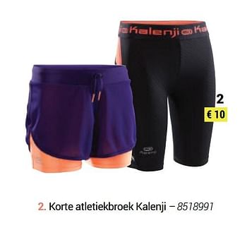Promoties Korte atletiekbroek kalenji - Kalenji - Geldig van 01/09/2019 tot 30/09/2019 bij Decathlon