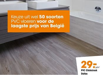 Promoties Pvc clickstrook dallas - Huismerk - Kwantum - Geldig van 16/09/2019 tot 29/09/2019 bij Kwantum