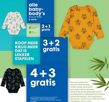 Promoties Babybody`s - Huismerk - Hema - Geldig van 04/09/2019 tot 17/09/2019 bij Hema