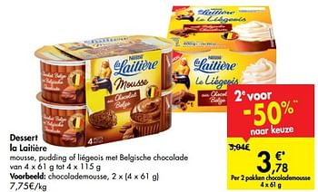 Promotions Dessert la laitière chocolademousse - Nestlé - Valide de 11/09/2019 à 23/09/2019 chez Carrefour