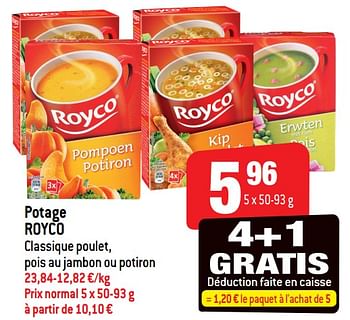 Promotions Potage royco - Royco - Valide de 11/09/2019 à 17/09/2019 chez Smatch