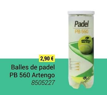 Promoties Balles de padel pb 560 artengo - Artengo - Geldig van 01/09/2019 tot 30/09/2019 bij Decathlon