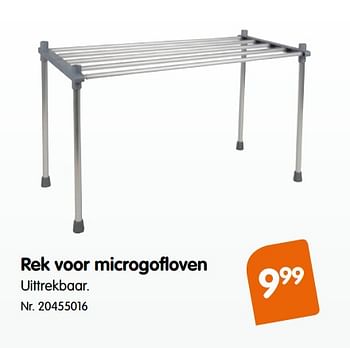 Promoties Rek voor microgofloven - Huismerk - Fun - Geldig van 04/09/2019 tot 01/10/2019 bij Fun