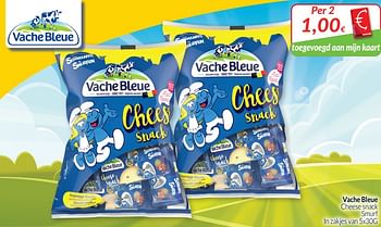 Promotions Vache bleue cheese snack smurf - Vache bleue - Valide de 01/09/2019 à 30/09/2019 chez Intermarche