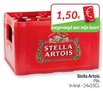 Promoties Stella artois pils - Stella Artois - Geldig van 01/09/2019 tot 30/09/2019 bij Intermarche