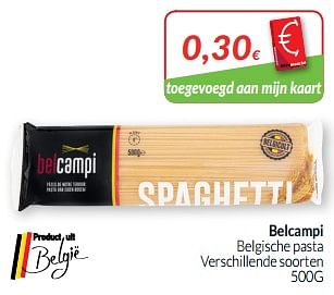Promoties Belcampi belgische pasta - Belcampi - Geldig van 01/09/2019 tot 30/09/2019 bij Intermarche