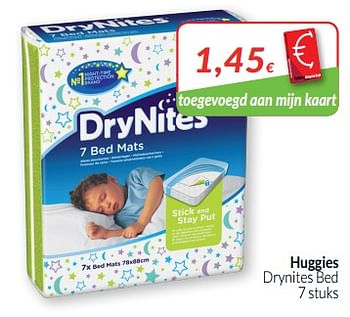 Promoties Huggies drynites bed - Huggies - Geldig van 01/09/2019 tot 30/09/2019 bij Intermarche