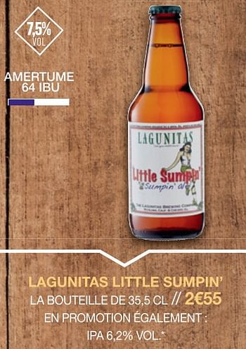 Promotions Lagunitas little sumpin` - Lagunitas - Valide de 09/09/2019 à 22/09/2019 chez MonoPrix