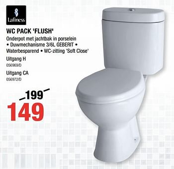 Promoties Wc pack flush - Lafiness - Geldig van 05/09/2019 tot 22/09/2019 bij HandyHome
