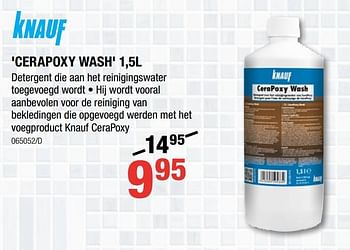 Promoties Cerapoxy wash - Knauf - Geldig van 05/09/2019 tot 22/09/2019 bij HandyHome