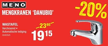 Promoties Mengkranen danubio wastafel - Meno - Geldig van 05/09/2019 tot 22/09/2019 bij HandyHome