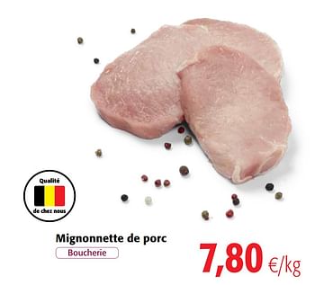 Promotions Mignonnette de porc - Produit maison - Colruyt - Valide de 11/09/2019 à 24/09/2019 chez Colruyt