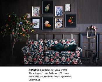 Promoties Kragsta bijzettafel - Huismerk - Ikea - Geldig van 23/08/2019 tot 31/07/2020 bij Ikea