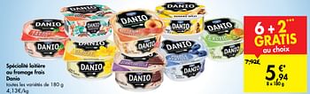 Promotions Spécialité laitière au fromage frais danio - Danone - Valide de 11/09/2019 à 23/09/2019 chez Carrefour