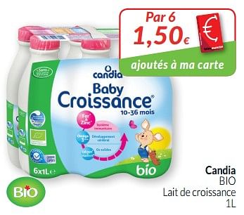 Candia Candia Bio Lait De Croissance En Promotion Chez Intermarche