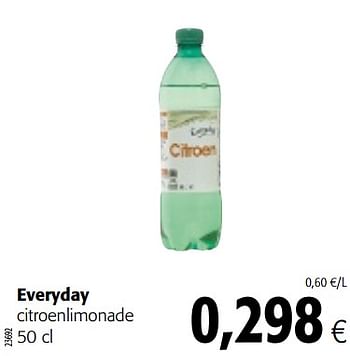 Promoties Everyday citroenlimonade - Everyday - Geldig van 11/09/2019 tot 24/09/2019 bij Colruyt