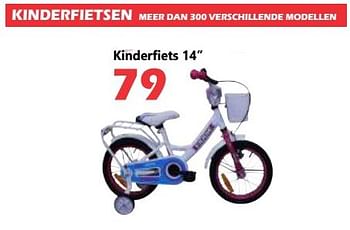 Promoties Kinderfiets 14`` - Huismerk - Itek - Geldig van 06/09/2019 tot 23/09/2019 bij Itek