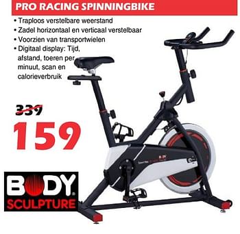 Promoties Pro racing spinningbike - Body Sculpture - Geldig van 06/09/2019 tot 23/09/2019 bij Itek