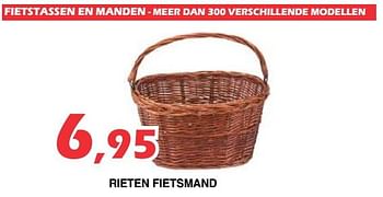 Promoties Rieten fietsmand - Huismerk - Itek - Geldig van 06/09/2019 tot 23/09/2019 bij Itek