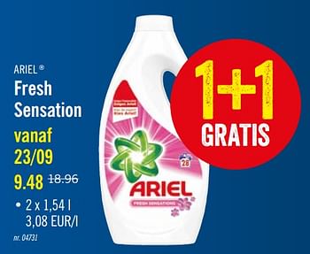 Promoties Fresh sensation - Ariel - Geldig van 23/09/2019 tot 28/09/2019 bij Lidl