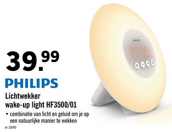 Række ud Følge efter forfremmelse Philips Philips lichtwekker wake-up light hf3500-01 - Promotie bij Lidl