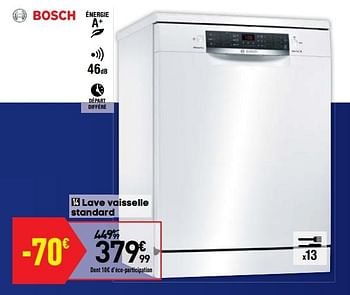Promotions Bosch lave vaisselle standard - Bosch - Valide de 27/08/2019 à 23/09/2019 chez Conforama