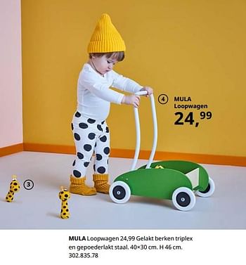 Promoties Mula loopwagen - Huismerk - Ikea - Geldig van 23/08/2019 tot 31/07/2020 bij Ikea