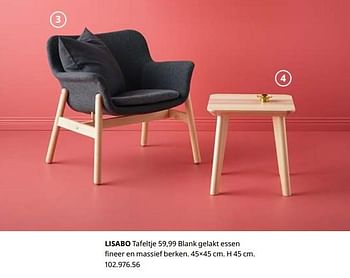 Promoties Lisabo tafeltje - Huismerk - Ikea - Geldig van 23/08/2019 tot 31/07/2020 bij Ikea