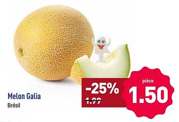 Promoties Melon galia - Huismerk - Aldi - Geldig van 16/09/2019 tot 21/09/2019 bij Aldi