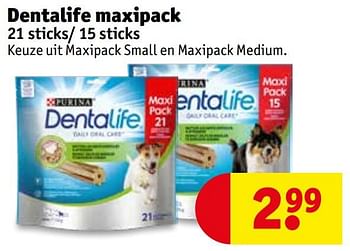Promoties Dentalife maxipack - Dentalife - Geldig van 17/09/2019 tot 22/09/2019 bij Kruidvat