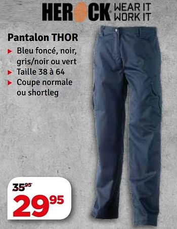 Promotions Pantalon thor - Herock - Valide de 17/09/2019 à 29/09/2019 chez Mr. Bricolage