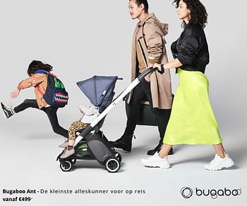 Promoties Bugaboo ant - de kleinste alleskunner voor op reis - Buoabo - Geldig van 15/09/2019 tot 21/09/2019 bij Baby & Tiener Megastore