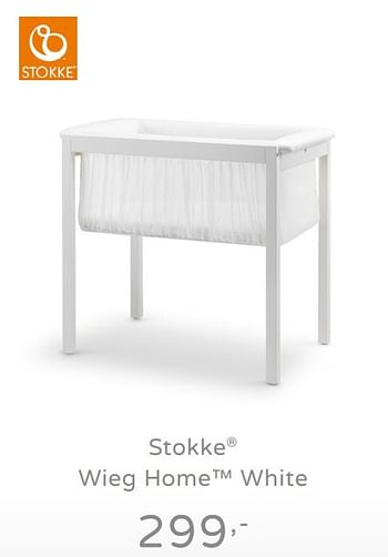 Promoties Stokke wieg home white - Stokke - Geldig van 15/09/2019 tot 21/09/2019 bij Baby & Tiener Megastore