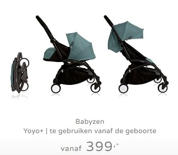 Promoties Babyzen yoyo+ te gebruiken vanaf de geboorte - Babyzen - Geldig van 15/09/2019 tot 21/09/2019 bij Baby & Tiener Megastore