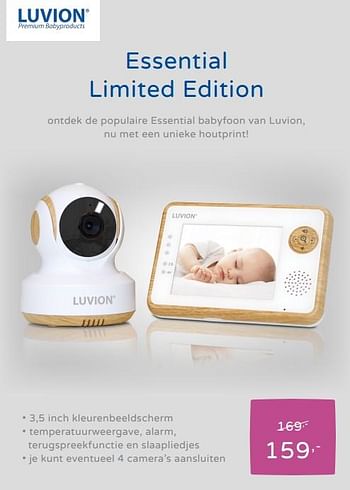 Promoties Luvion essential limited edition - Luvion - Geldig van 15/09/2019 tot 21/09/2019 bij Baby & Tiener Megastore