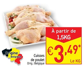 Promoties Cuisses de poulet - Huismerk - Intermarche - Geldig van 17/09/2019 tot 22/09/2019 bij Intermarche