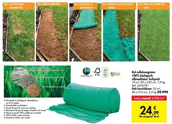 Promoties Rol cellulosegazon 100% biologisch afbreekbaar turfquick - Huismerk - Carrefour  - Geldig van 18/09/2019 tot 30/09/2019 bij Carrefour